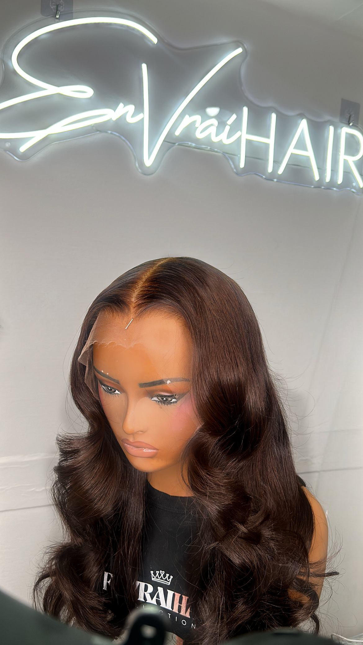 13x6 HD Full Frontal 22” “Mocha Drop” Wig